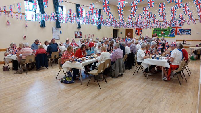 Members Enjoying the food