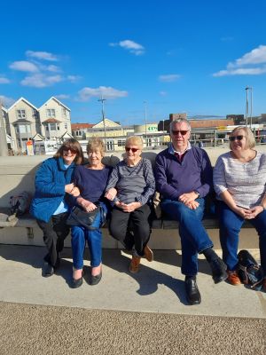 Enjoying the Autumn Sunshine at Cleveleys