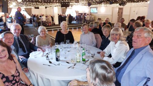 Table 1 Chairman's Table with Former Secretary Pam Bland.