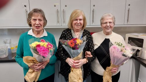 AGM Boquets to our Tea Team