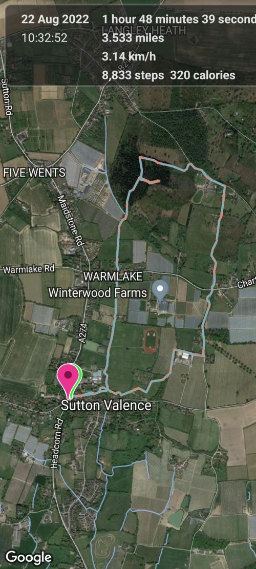 Sutton Valence Simply Walking